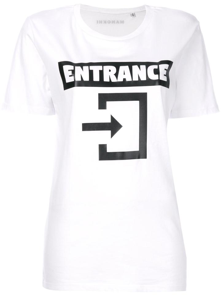 Manokhi Entrance T-shirt - White