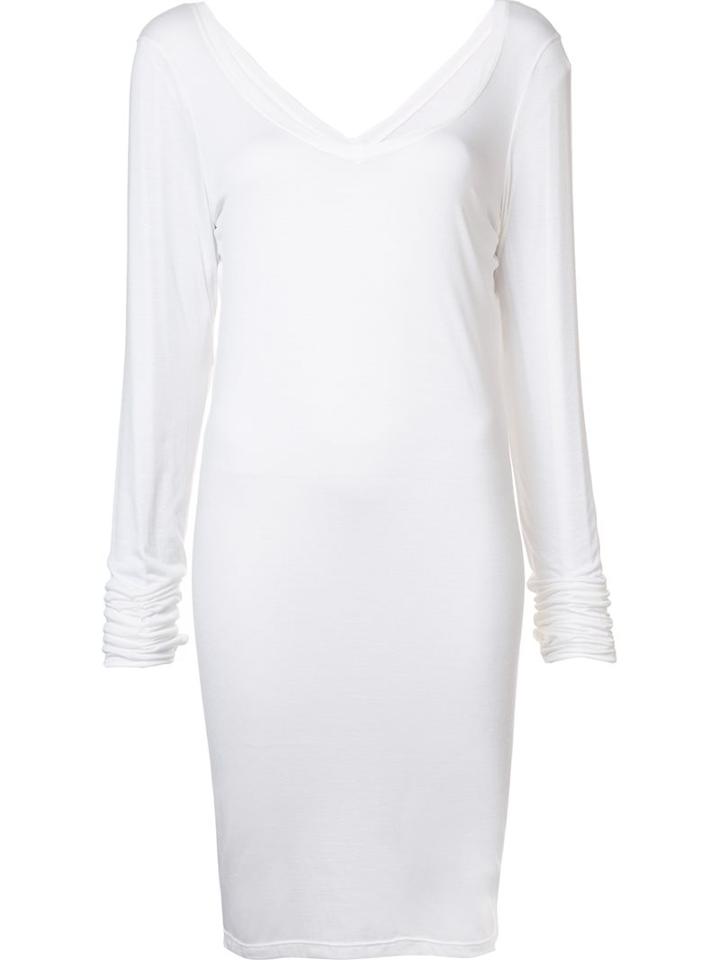 Isabel Benenato Long V-neck T-shirt