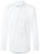 Etro Printed Cuffs Shirt, Men's, Size: 40, White, Cotton/linen/flax