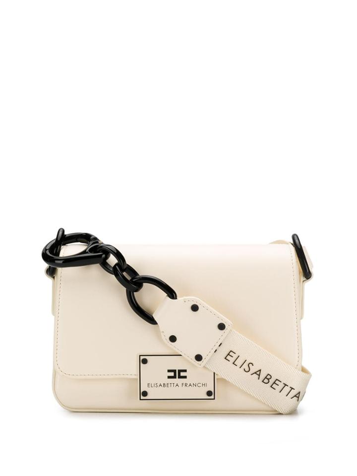 Elisabetta Franchi Snap-hook Mini Bag - Neutrals