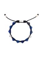 Nialaya Jewelry Himalaya Bead Bracelet, Men's, Size: Xl, Blue