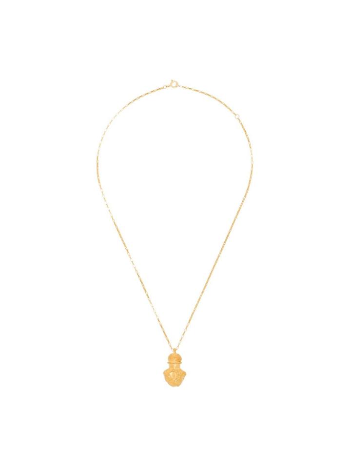 Alighieri 24kt Gold Plated The Tuscan Wanderer Pendant Necklace