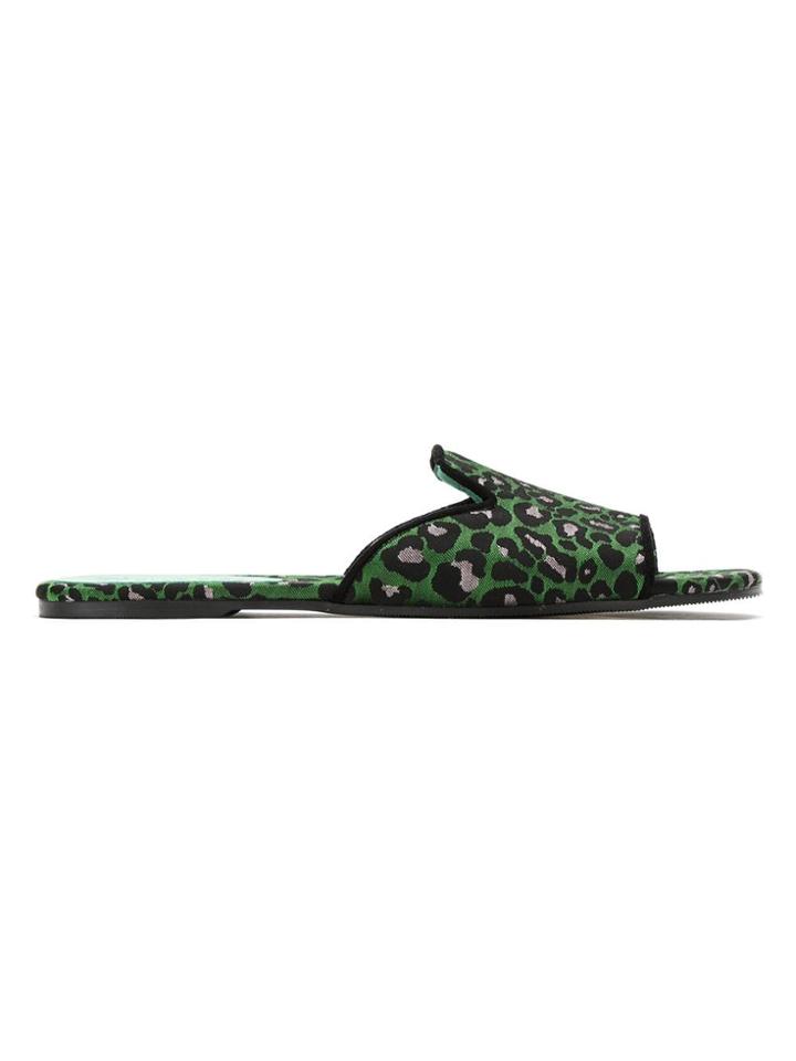 Blue Bird Shoes Onça Colors Slides - Green