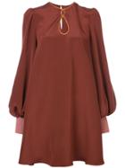 Roksanda Oversized Sleeve Dress - Red