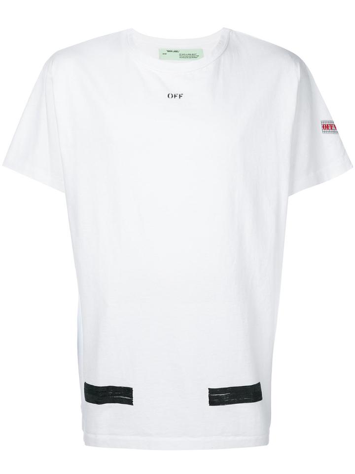 Off-white - Brushed T-shirt - Men - Cotton - M, White, Cotton