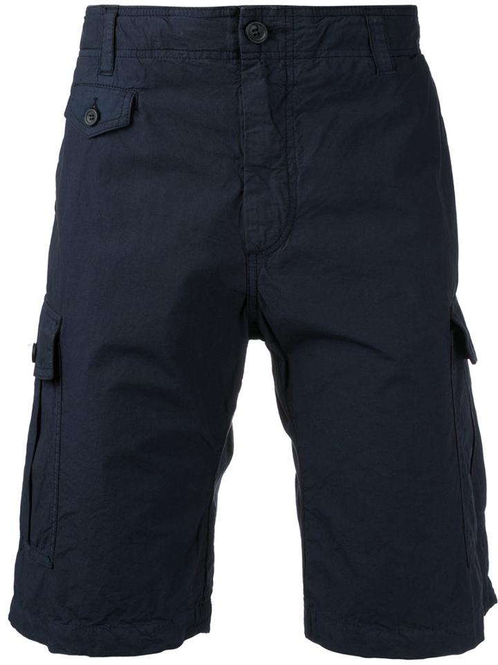 Cerruti 1881 - Cargo Shorts - Men - Cotton - 54, Blue, Cotton