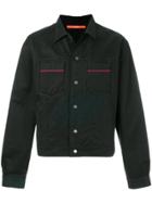 Komakino Piped Denim Jacket - Black