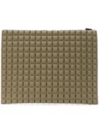 No Ka' Oi Large Textured Clutch Bag - Green