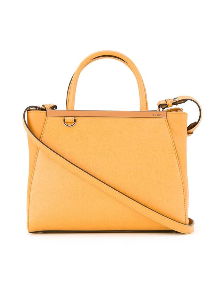 Fendi Petit 2jours, Women's, Yellow/orange