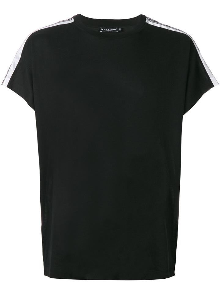Dolce & Gabbana Logo Band Print T-shirt - Black