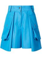 Sacai Twill Bermuda Shorts - Blue