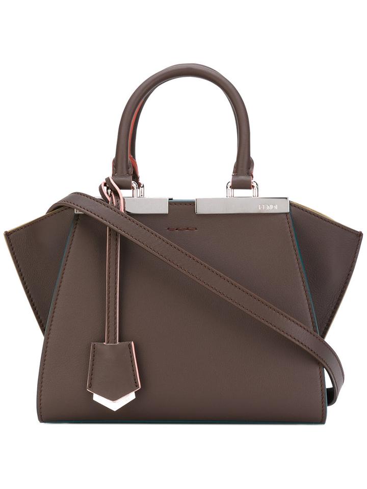 Fendi - Mini 3jours Tote - Women - Leather - One Size, Brown, Leather