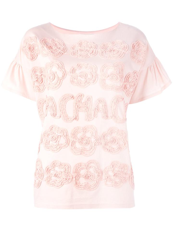 Tsumori Chisato Cha-cha-cha T-shirt, Women's, Size: 3, Pink/purple, Cotton