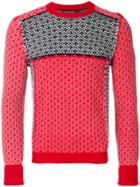 Alexander Mcqueen Crew Neck Sweater - Red