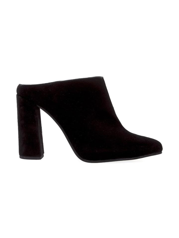 Studio Chofakian Chunky Heel Mules - Black