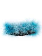 Tu Es Mon Trésor Embellished Choker Scarf - Blue
