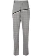 Cmmn Swdn D'angelo Trousers W/ Raw Panel Detail Houndstooth Check -