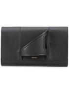 Perrin Paris L'asymétrique Clutch - Black