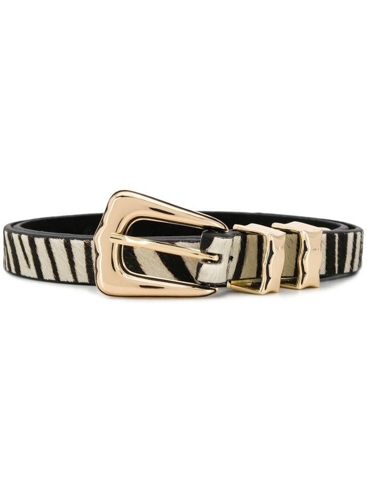 B-low The Belt Animal Print Belt - Black
