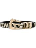 B-low The Belt Animal Print Belt - Black