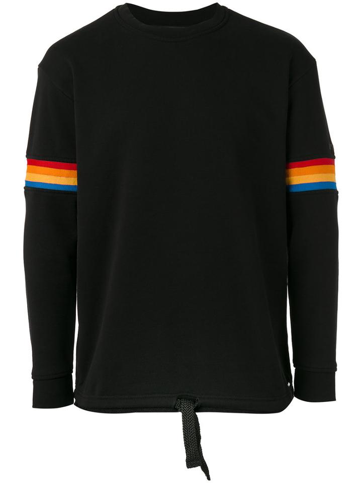 Diesel Rainbow Band Sweatshirt, Men's, Size: Xl, Black, Cotton/polyester