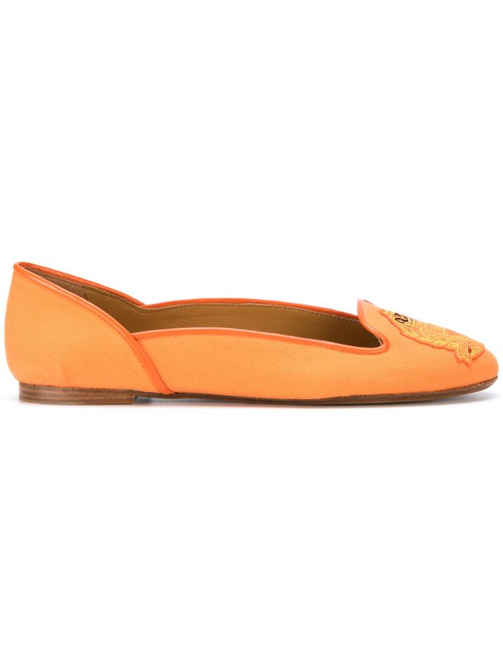 Polo Ralph Lauren Logo Slippers - Yellow & Orange