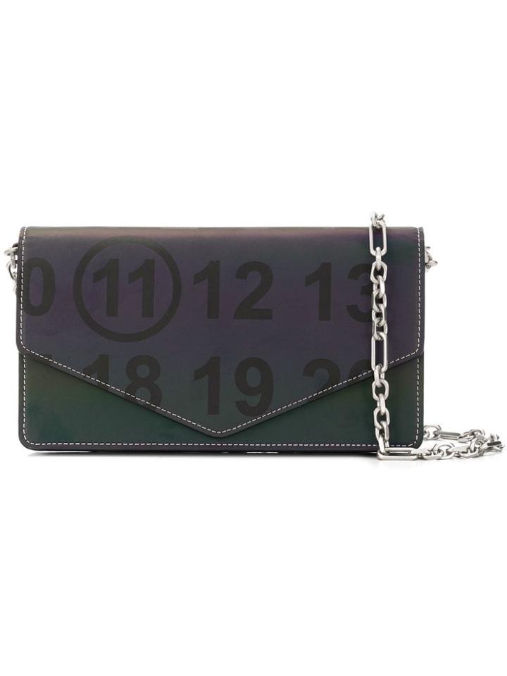 Maison Margiela Digital Print Crossbody Bag - Grey