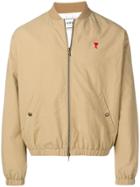 Ami Paris Ami De Caur Bomber Jacket - Neutrals