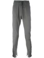 Lost & Found Rooms Drawstring Slim Fit Trousers, Men's, Size: Large, Grey, Cotton/polyester