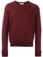 Ami Alexandre Mattiussi Small Ami Sweatshirt, Size: Medium, Red, Cotton