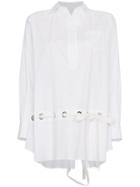 Sacai Front Pocket Long Sleeve Shirt - White