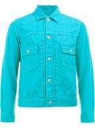 Ganryu Comme Des Garcons Flap Pockets Denim Jacket, Size: Small, Blue, Cotton