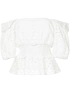 Suboo Broderie Anglaise Top - White