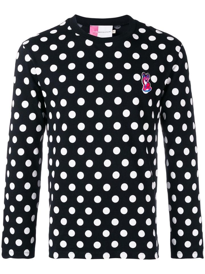 Maison Kitsuné Polka Dot Jumper - Black