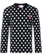 Maison Kitsuné Polka Dot Jumper - Black