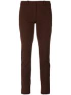 Joseph - Slim-fit Pants - Women - Cotton/elastodiene/viscose - 42, Brown, Cotton/elastodiene/viscose