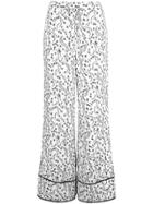 Yigal Azrouel Orchid Vine Wide-leg Trousers - White