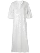Natasha Zinko Sequined Dress - White
