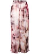Ermanno Gallamini Blurry Print Cropped Trousers - Multicolour