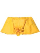 Bambah - Bubble Flower Top - Women - Silk - 12, Yellow/orange, Silk
