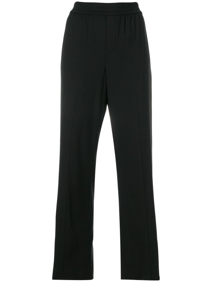 Vince Wide Leg Track Pants - Black