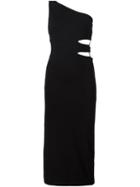 Alice+olivia Cut-out Detail Dress, Women's, Size: 4, Black, Nylon/spandex/elastane/viscose