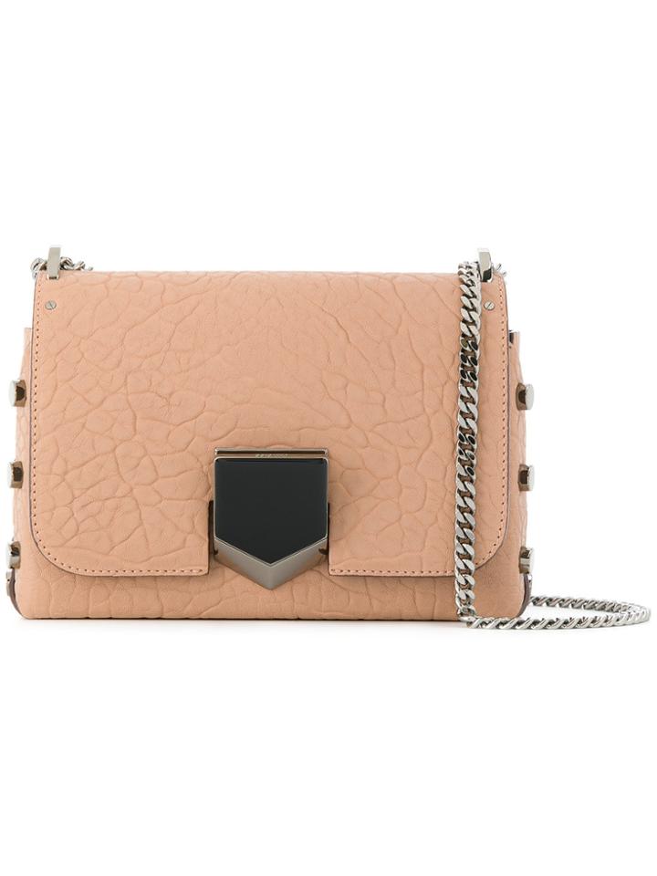 Jimmy Choo Lockett Petite Shoulder Bag - Pink & Purple
