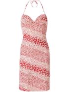 Chanel Pre-owned Floral Swimsuit Dress - Red