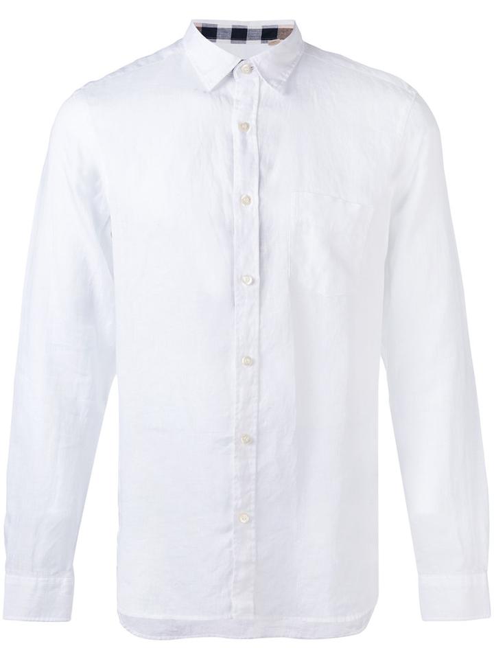 Burberry - Lightweight Shirt - Men - Linen/flax - Xxl, White, Linen/flax