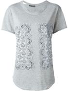 Alexander Mcqueen Paisley Print T-shirt