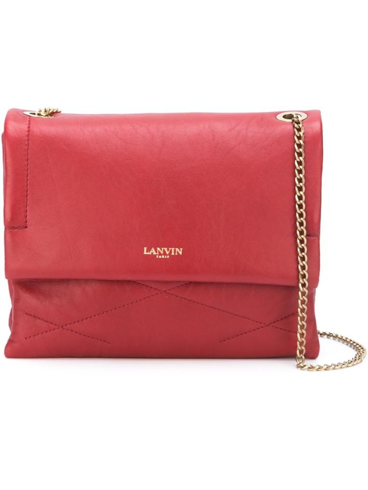 Lanvin 'sugar' Shoulder Bag - Red