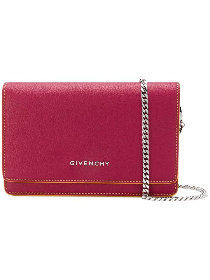 Givenchy Envelope Chain Wallet - Pink & Purple