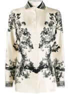 Etro Floral-print Relaxed-fit Shirt - White