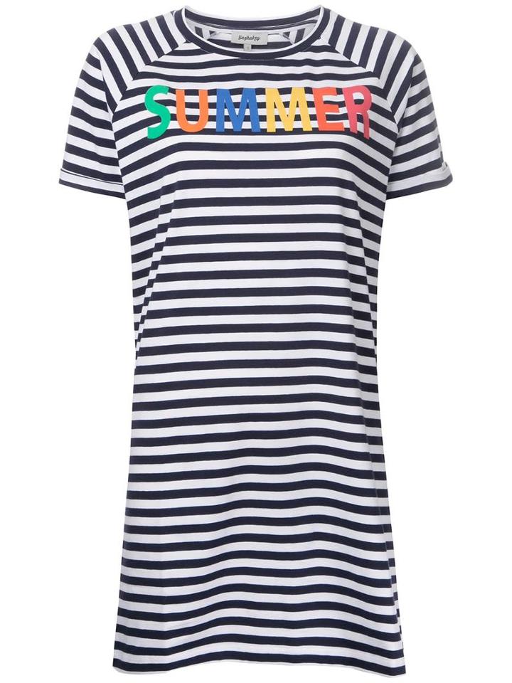 Yazbukey Summer T-shirt Dress, Women's, Size: Medium, Blue, Cotton/spandex/elastane